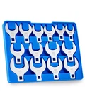 Orion Motor Tech 14 Piece Jumbo Crowfoot Wrench 1-1/16" 2", Silver, Blue. Fixed Price $83.94.