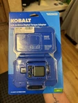 Kobalt #6525020 1/2-IN Drive Digital Torque Adapter Brand New (ECP019951). Fixed Price $44.99.
