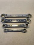 Trw Ratcheting Wrench Sae Double Box End Set Usa. Fixed Price $19.90.