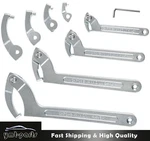 Adjustable Hook And Pin Wrench Tools Set 3/4" 6-1/10" Fit Adjusting Fasteners. Fixed Price $65.99.