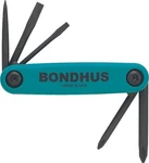 Bondhus Gorilla Grip Utility Fold Up Driver Set Awl Slot Flat Phillips Usa 12545. Fixed Price $12.99.