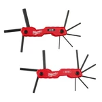 Milwaukee 48-22-2183 2PC 17-KEY Folding Hex Sets Sae/metric. Fixed Price $34.86.
