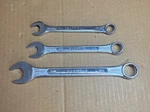 Olympia Tools Lot Of 3 Combination Wrench Set 5/8 1/2 7/16. Fixed Price $6.15.