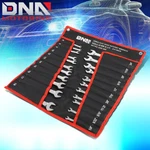 22PCS Metric Flex Head Ratcheting Wrenches Set+foldable Hangable Size Mark Pouch. Fixed Price $58.39.