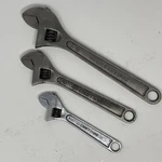 Craftsman Usa Adjustable Wrench Set 3PC: 6", 8", 10" 44602, 44603, 44604. Fixed Price $54.03.