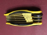 Stanley Folding Hex Key Set 8 Piece Rubber Grip - Used. Fixed Price $12.79.