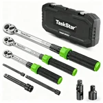 1/4''/3/8''/1/2'' Drive Torque Wrench Set Click Adjustable 72TOOTH. Fixed Price $69.74.