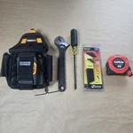 Tool Pouch, Allen Set, Klein Screwdriver, Crescent Wrench, Tape Measure. Fixed Price $79.99.
