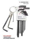Craftsman Metric Ball End Hex Key Set 9-46755 10 Of 13-PIECES + Holder. Fixed Price $22.99.