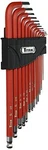 Titan 12713 Extra-long Arm Ball Tip Sae Hex Key Set, Piece Red. Fixed Price $27.79.