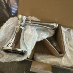 Delta H697 Chrome New Set With Allen Wrench Two Lever Bath Roman Tub Handle Kit. Fixed Price $79.99.