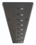 T-handle Torx Star Wrench Stand Tray Bondhus Universal T9-T40 Made In Usa. Fixed Price $11.47.