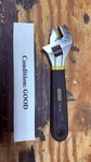 Stanley 8-INCH Adjustable Chrome Wrench 85-763, Cushion Grip, 1-1/8" Capacity. Fixed Price $10.00.