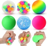 6 Set Squishy Sensory Stress Squeezing Balls Foradults: Best Calming Tool Rel. Fixed Price $29.15.
