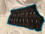 Duratech DTOBW09M Silver Chrome Vanadium Steel Heavy Duty Wrench Set 9-PIECE. Fixed Price $28.98.