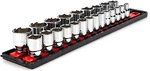 Tekton Socket Set 1/2 Inch Drive 6 Point Metric Tool Polished Chrome 23 Piece. Fixed Price $105.99.