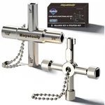 Hayatooly 4WAY Sillcock Key, 2PACK 40CR Water Multifunctional & Utility .... Fixed Price $11.19.