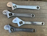 Williams- Irega- Proto- Utica 4" Adjustable Wrenches. Fixed Price $38.00.