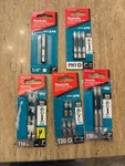 Makita Lot Of 5 Impact Bits See Description. Fixed Price $11.99.
