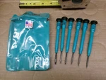 Moody Usa 6-PIECE Mini Torx Screwdriver Set With Pouch No 58-0384. Fixed Price $36.00.