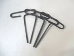 Eklind (31308) 1/8" 3" Oal Alloy Steel Forged Grip T-handle Hex Key Lot Of 4. Fixed Price $14.20.