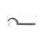 Martin 0472 Fractional Sae Adjustable Pin Spanner, 3/16" Dia., Alloy Steel. Fixed Price $69.61.