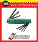 Bondhus Gorilla Grip 7PCE Torx / Tamperproof Fold Up Hex Key Set Made In Usa. Fixed Price $32.72.