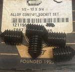 5PC) Brighton 1/2 -13 3/4 Cone Point Socket Set Screws Alloy Steel, Blk Oxide. Fixed Price $12.50.