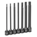 Grey Pneumatic 1267MH 3/8" Dr. Piece 6" Length Metric Hex Driver Set. Fixed Price $143.33.