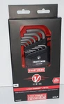Craftsman Series 13 Pc Sae L-handle Ball End Hex Key Set CMMT26159V. Fixed Price $29.95.