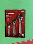 Husky 3-PIECE Adjustable Wrench Set 860-141 & 4-PIECE Scraper 1005-022-484. Fixed Price $59.97.