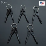 5PCS - Screwdriver Keychain Set Edc Pocket Tool Hex Nut Wrench Ring Black. Fixed Price $16.49.