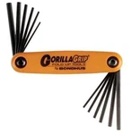 Bondhus 116-12550 5/64-5/32-1.5MM-5MM Gorilla Grip Fold-up Set. Fixed Price $17.81.