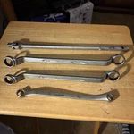 Set Of 3 Boxed End Wrenches 1 Stanley 2 Indestro Penens Breakover Bar. Fixed Price $25.00.