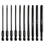 Ptslkhn Hex Shank Drill Set, 10 Piece Sae Allen Wrench Bits, 4 Inch. Fixed Price $14.17.