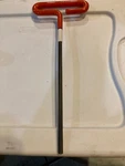 Eklind 51916 1/4" T-handle Key 9" Arm Length, Cushion Grip. Fixed Price $11.85.