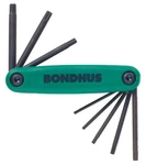 T9-T40 Torx /star Tip 8PC Fold-up Tool Bondhus Usa Gorillagrip #12634. Fixed Price $10.56.