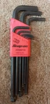 Snap On AWMBPH9 Pc Metric Ball Hex Wrench Set (1.5 10 Mm). Fixed Price $40.00.