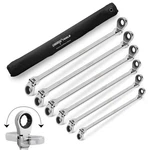 Disen Extra Long Flex Head Ratcheting Wrench Set, 6PCS Double Box End Re.... Fixed Price $58.18.