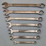 Vintage Powr-kraft 100 Sae Combination Wrench Set 3/8 7/8 Usa Made. Fixed Price $44.99.