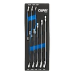 Capri Tools 120-TOOTH Ultra-smooth Reversible Ratcheting Wrenches Set, Sae. Fixed Price $149.99.