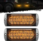 Partsam 2PCS 4.4IN Amber 24 Led Turn Signal Side Marker Lights Dot IP67. Fixed Price $30.58.