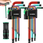 19-PIECE Allen Wrenches Hex Key Set,metric And Sae Powder Coated. Fixed Price $26.05.