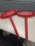 Lot Of 2 Wiha T-handle Hex Screwdriver #334N/SW10,0 150 10.0 Mm. Fixed Price $19.95.