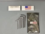 Craftsman Piece Hex Key Set Hollow Allen Wrench 46685 9 Nos Usa. Fixed Price $8.95.