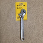Stanley Tool 87-471 Chrome Plated Adjustable Wrench 10" Inch Forged Alloy Steel. Fixed Price $12.10.