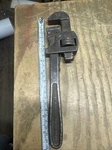 Vintage Wards Usa Master Drop Forged Alloy Steel Pipe Wrench 10" 22JS2264-D16. Fixed Price $9.99.