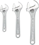 Craftsman 3-PIECE All Steel Adjustable Wrench Set,metric & Sae,wide Opening Jaws. Fixed Price $45.99.