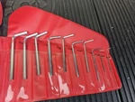 #BF199 Snap-on Tools Usa C-154 Sae Hex Allen Key Wrench Set, Original Case. Fixed Price $29.95.