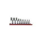Gearwrench KD80578 10 Piece 3/8 And 1/2 Drivemetric Hex Bit Socket Set. Fixed Price $92.99.